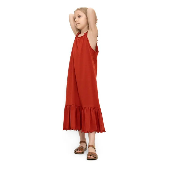 Minimalisma Robe en Soie Hope | Rouge