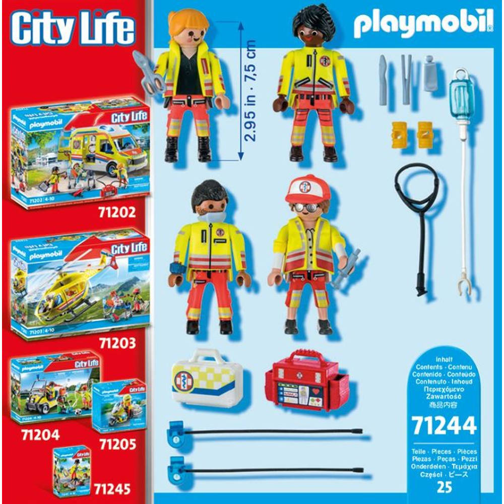 PLAYMOBIL City Life reddingsteam 71244