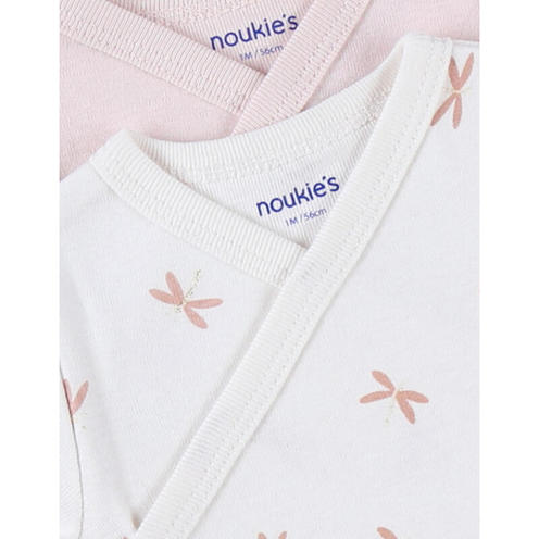 POPSIE set de 2 bodies croisés à manches longues 6 mois - NOUKIE 'S