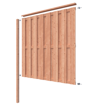 Schutting volgpakket Douglas ca. 1,9 m lang