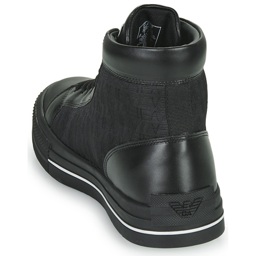 Emporio Armani EA7 - JACQUARD SNEAKER - Noir