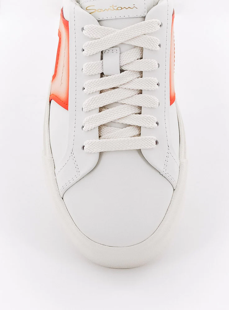SANTONI - GLORIA 61070 XAS BLANC/ORANGE