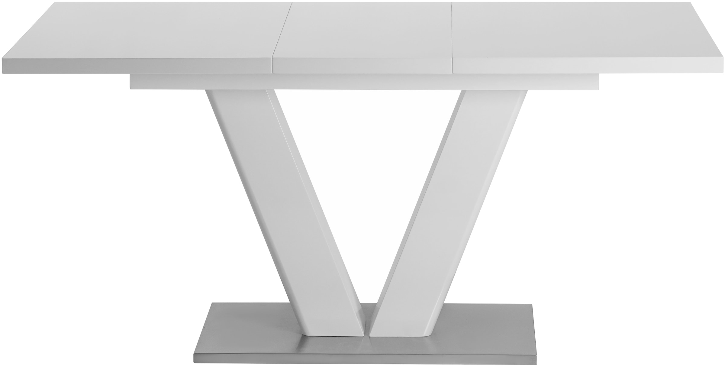 GOODproduct Essgruppe »Elbach, TOPSELLER!, OTTOs Choice« Set, 5 Stk. tlg. ausziehbar 120-160 cm, Hochglanz, Tischgruppe Freischwinger