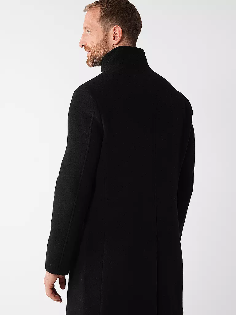 TOMMY HILFIGER Wollmantel schwarz