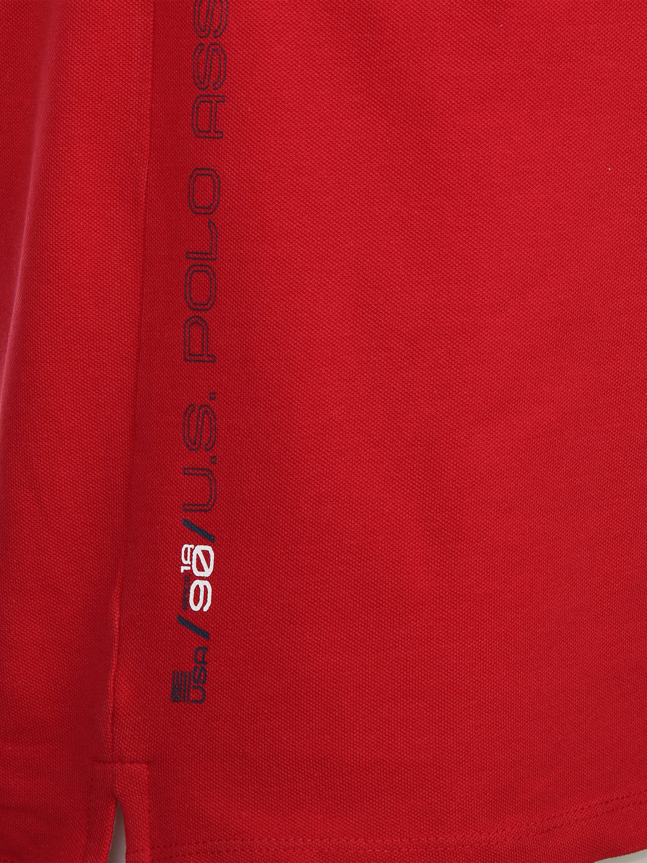 Herren Poloshirt mit Print