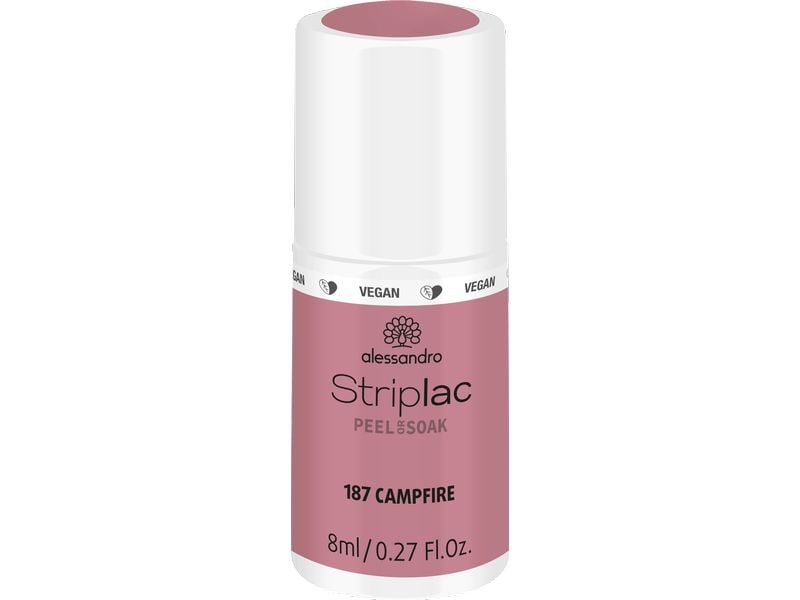 alessandro Nagellack Striplac 187 Campfire Kratz- und splitterfester UV-Nagellack