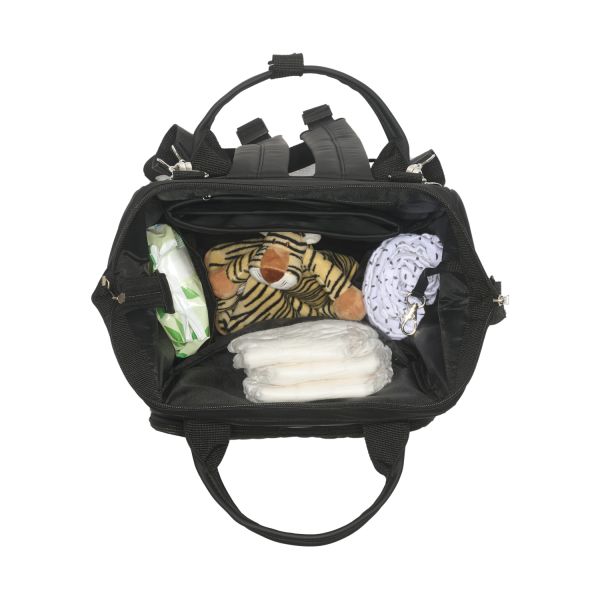 Dooky Diaper Backpack Large - Black