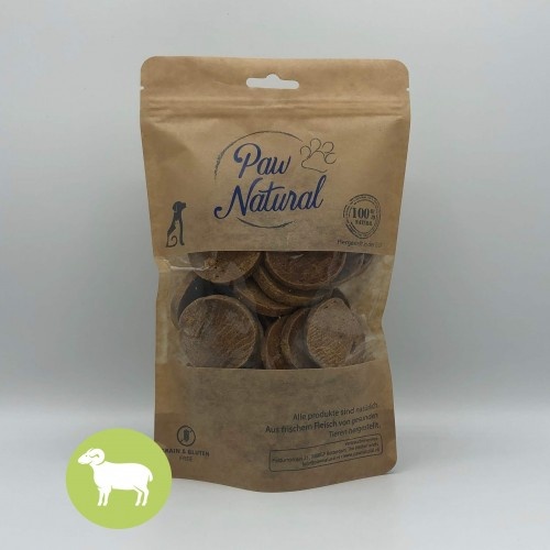 Hambúrguer Mini Natural com Sabor de Cordeiro para Cães da Paw