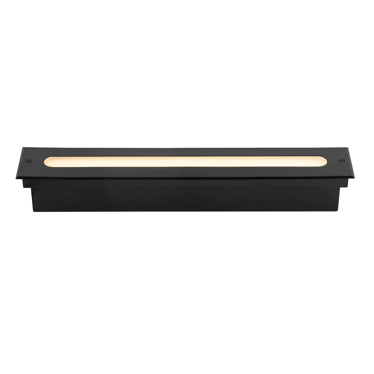 Moderne grondspot zwart 50 cm incl. LED IP65 - Eline