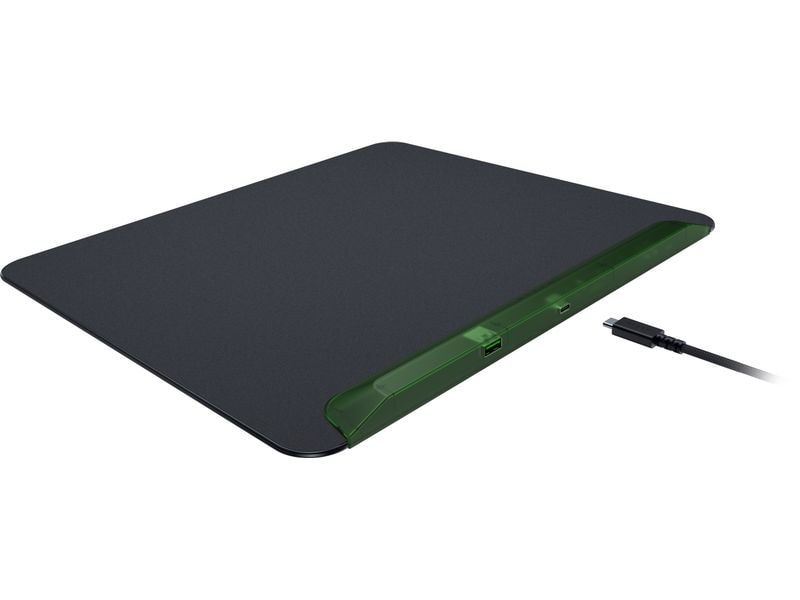 Razer Gaming-Mausmatte Firefly V2 Pro – Phantom Green Editi RGB-Gaming-Mauspad mit LED-Hintergrundbeleuchtung, 15 anpassbare Beleuchtungszonen, Mikrotexturierte Oberfläche, Rutschfeste Unterseite