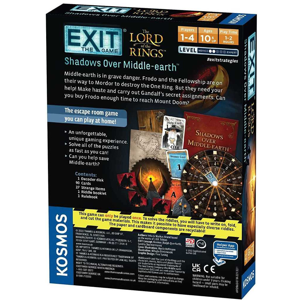 Exit - Lord of the Rings : Shadows Over Middle-Earth