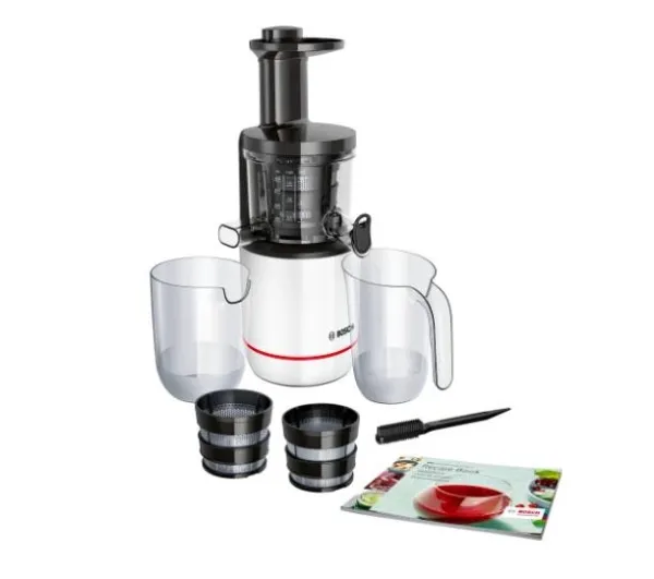 Bosch VitaExtract MESM500W -Slow juicer - 150 W - hvid/sort