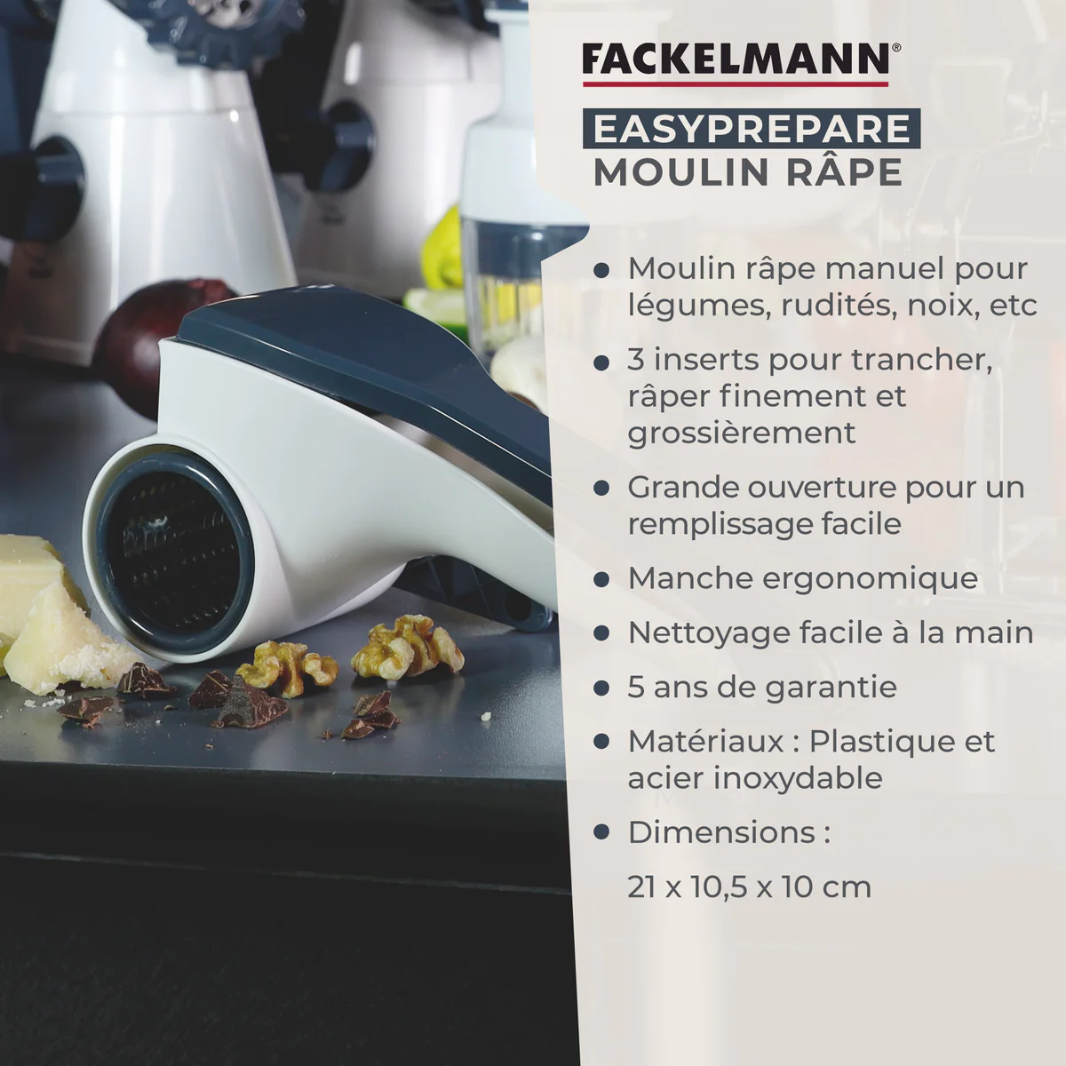 Moulin râpe Easy Prepare Fackelmann