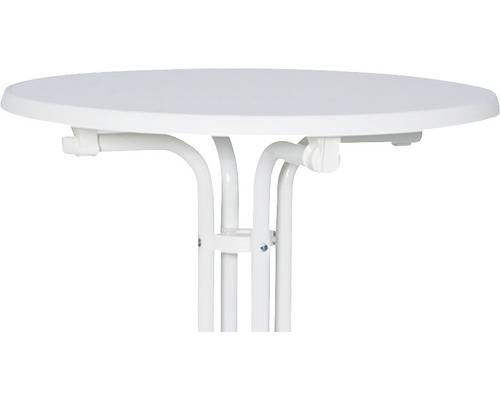 Staande tafel/partytafel Siena Garden Anna Ø 70 x H 110 cm opvouwbaar wit