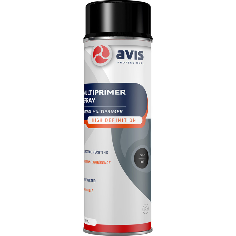 Avis Multiprimer Spray HD 500ml zwart