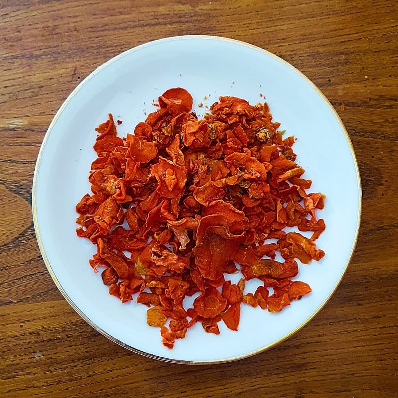Wortelschijfjes Snack Dierapotheker.nl 150 gram
