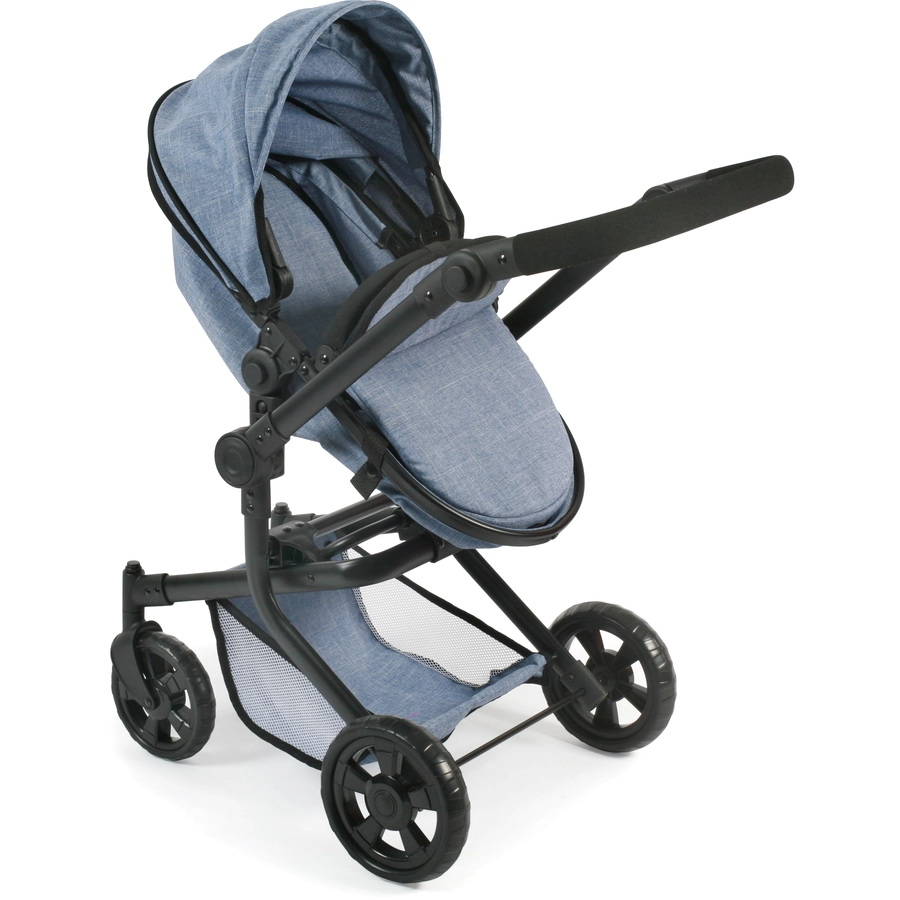 BAYER CHIC 2000 Kombi-Puppenwagen MIKA Jeans blue
