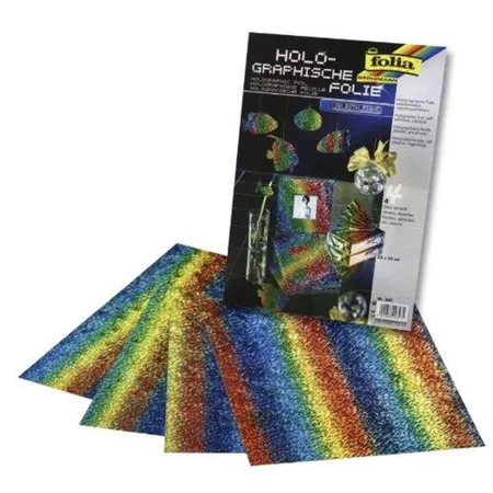 Folia Holographische Folie Regenbogen selbstklebend