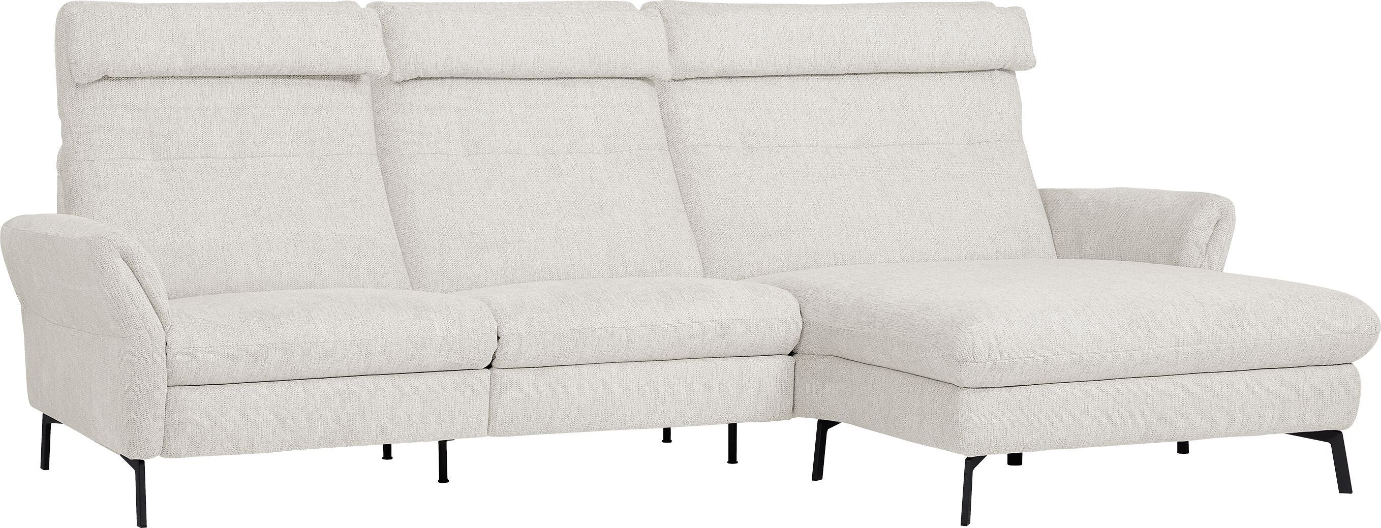 SEBO Ecksofa - Weiss / B: 284.0 cm x T: 161.0 cm x H: 84.0 cm