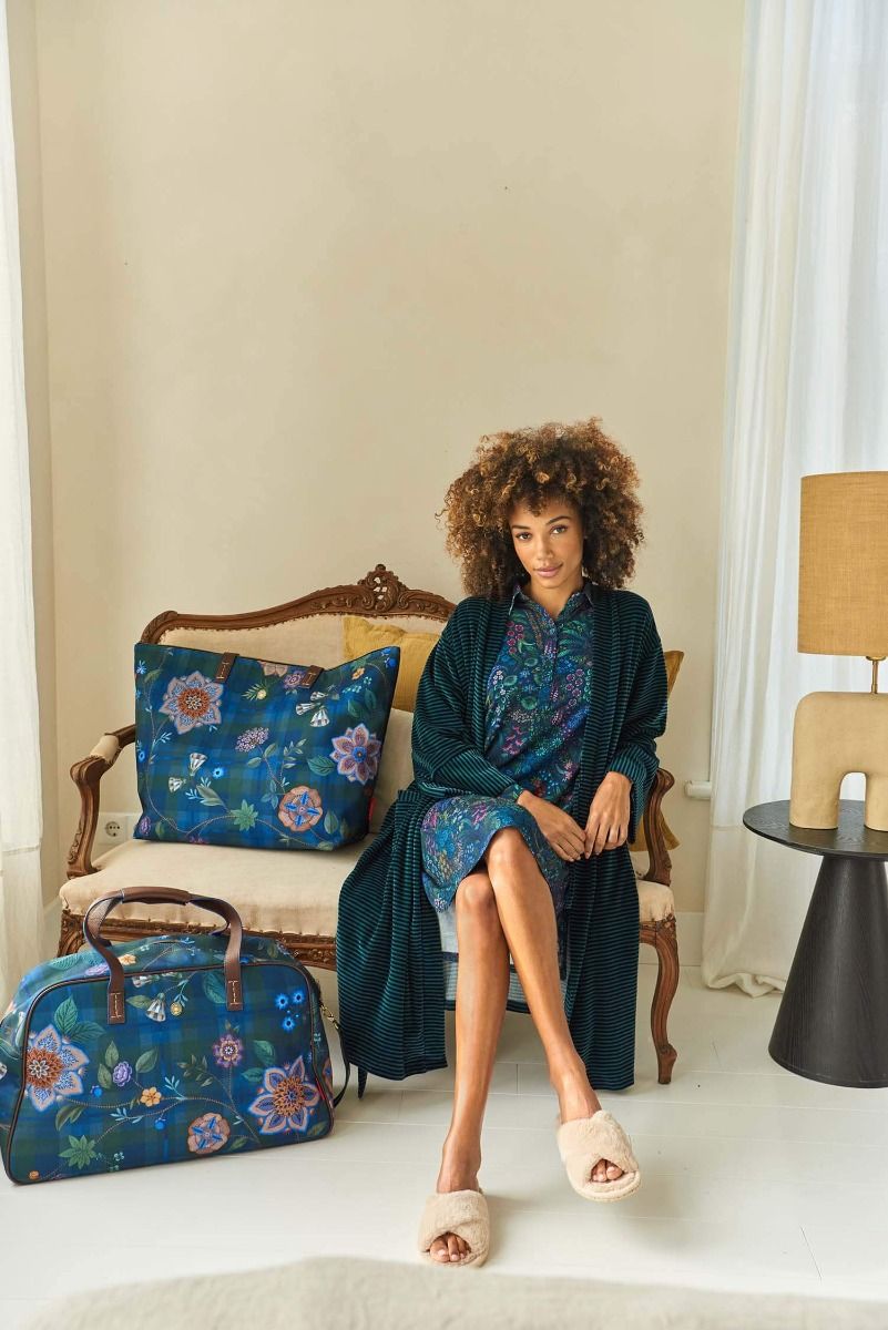 Pip Studio Tote Bag Tilda Flores Felices Dark Blue