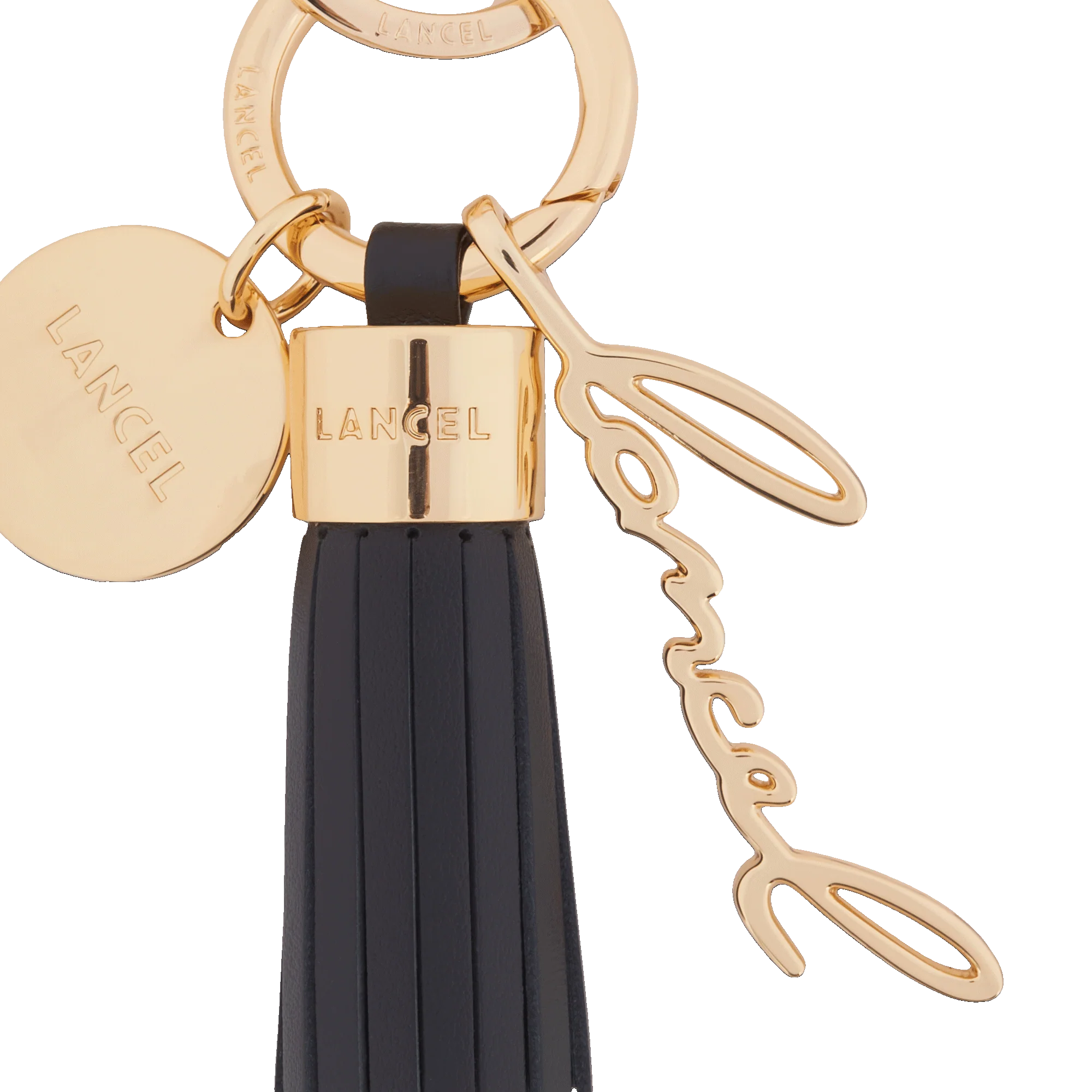 Porte-clé Lancel pompon Premier Flirt de Lancel-Noir