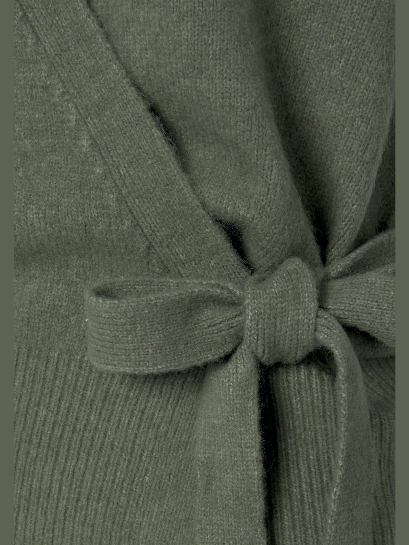 Veste cache-cœur en tricot veste en tricot douce à nouer