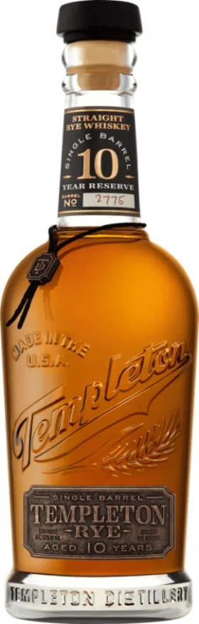 TEMPLETON 10 YEARS SINGLE BARREL RYE 70CL