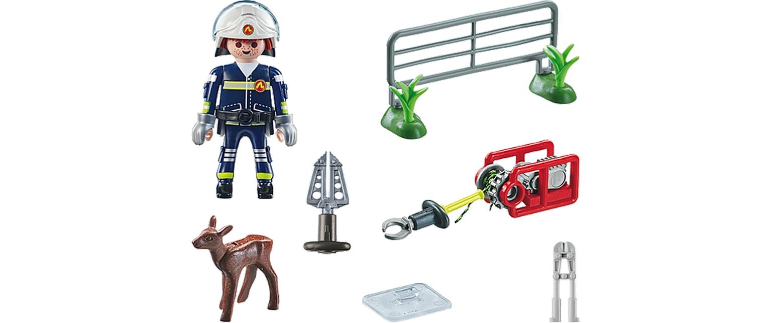 Action Heroes Feuerwehr-Tierrettung 71467Kleines Spielset