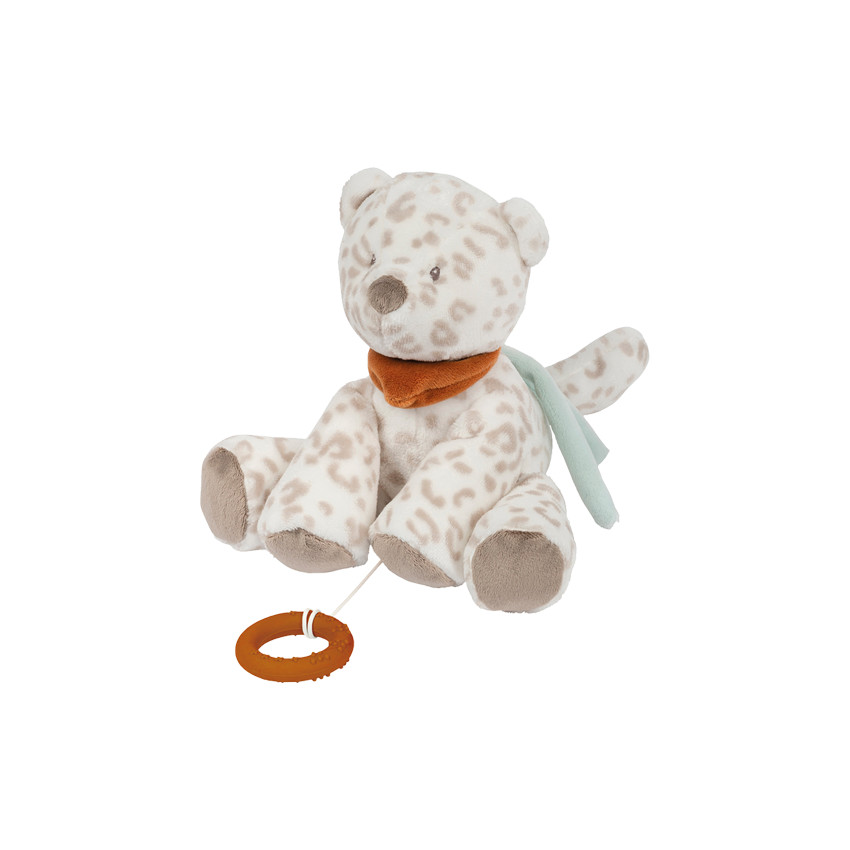 Peluche musicale léopard Jungo 30 cm