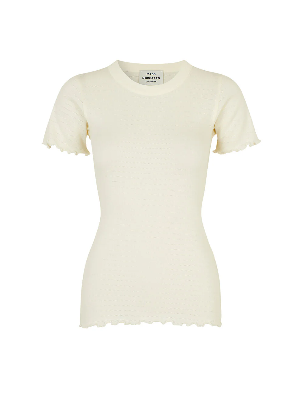 Mads Nørgaard  Pointella Trixa T-shirt - Vanilla Ice