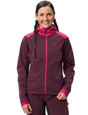 QIMSA Damen-Softshelljacke  cassis  36