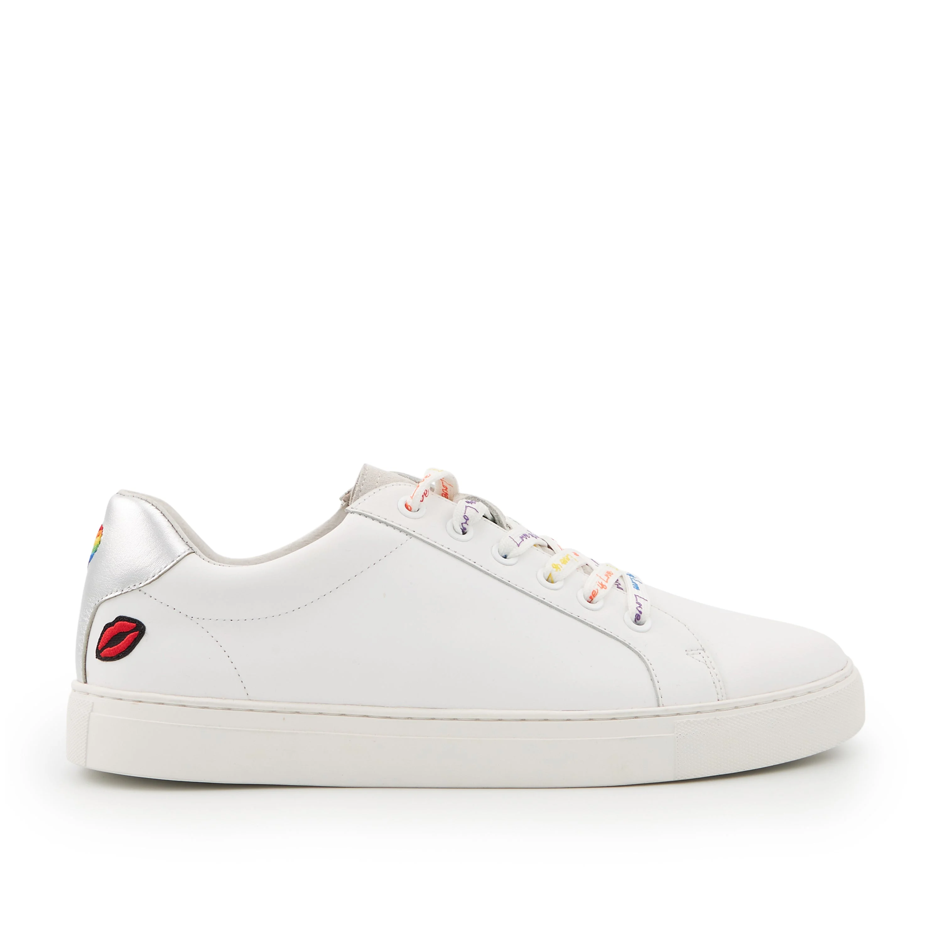 SIMONE LOVE IS LOVE - Sneakers en cuir | Blanc