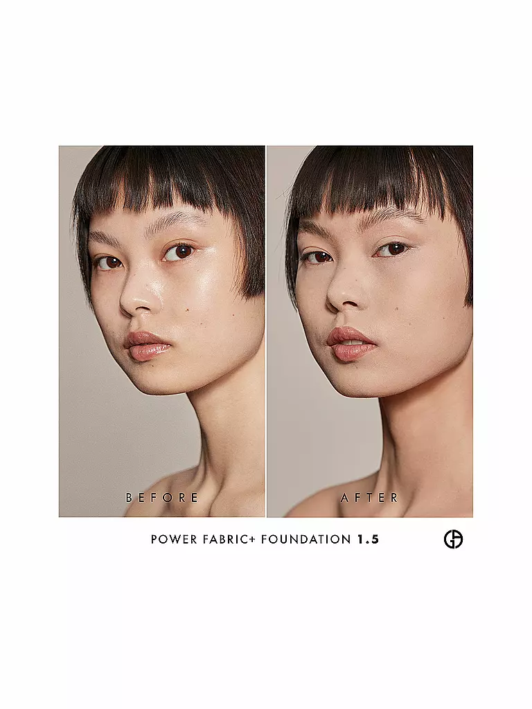GIORGIO ARMANI COSMETICS Power Fabric + Longwear High Coverage Foundation  ( 1.5 ) beige