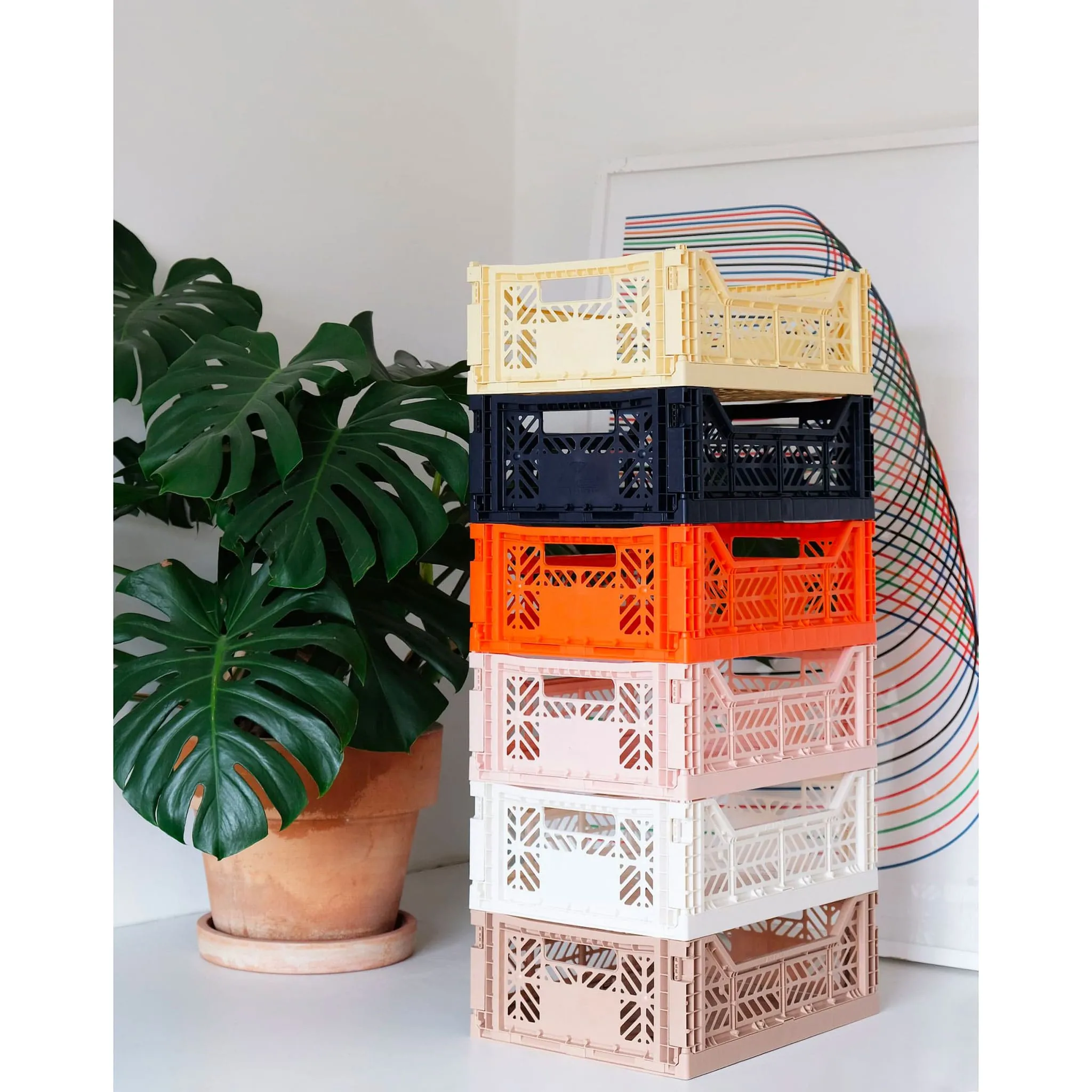 Aykasa Panier de Rangement Midi - Crème Coconut