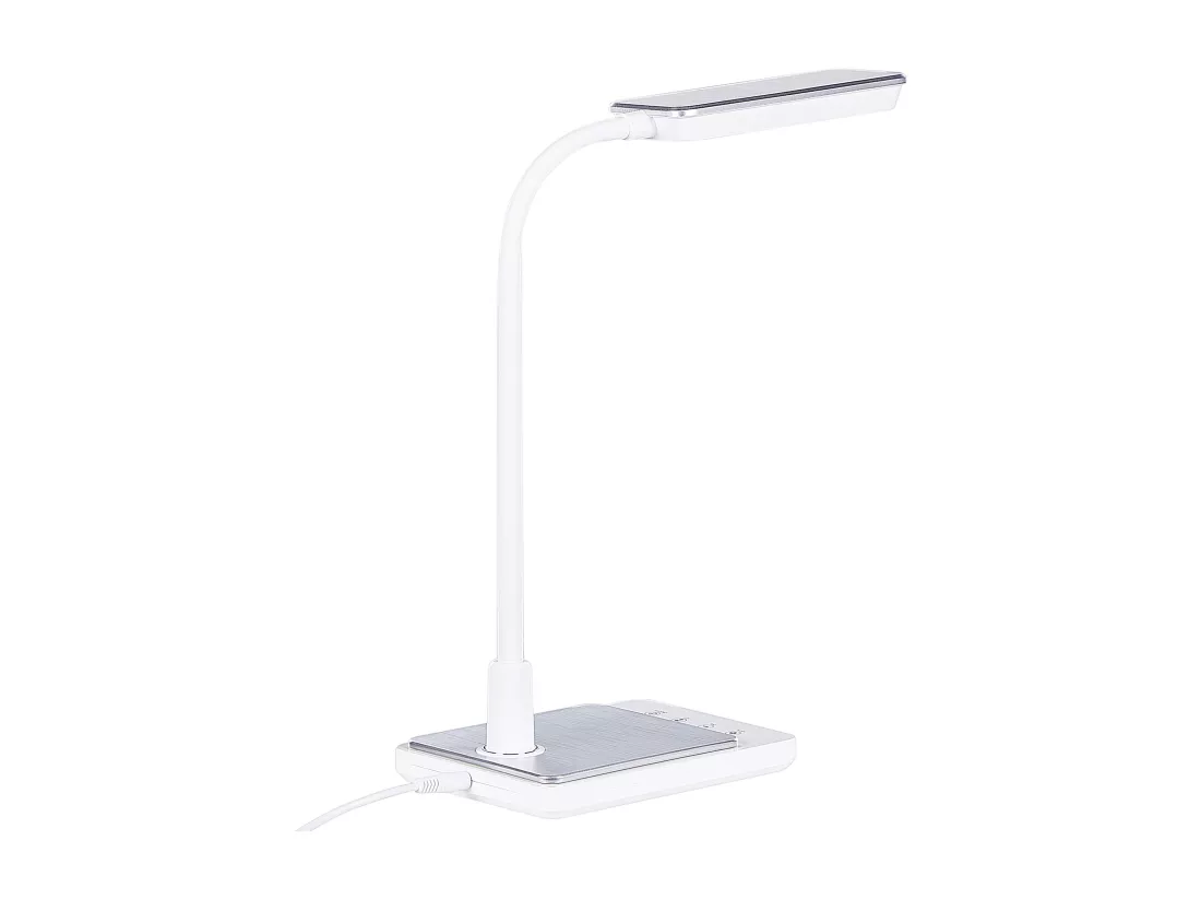 Lampe de bureau LED CENTAURUS Avec variateur Métal Blanc