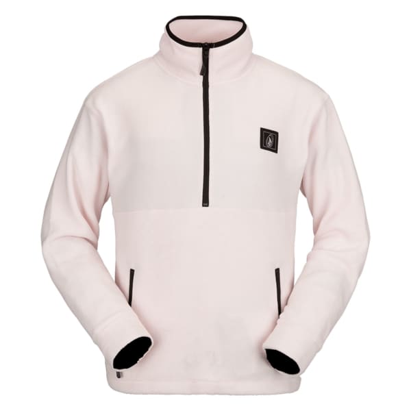 Sweat polaire VOLCOM V-SCIENCE FLEECE P/O 1/2 ZIP PARTY PINK