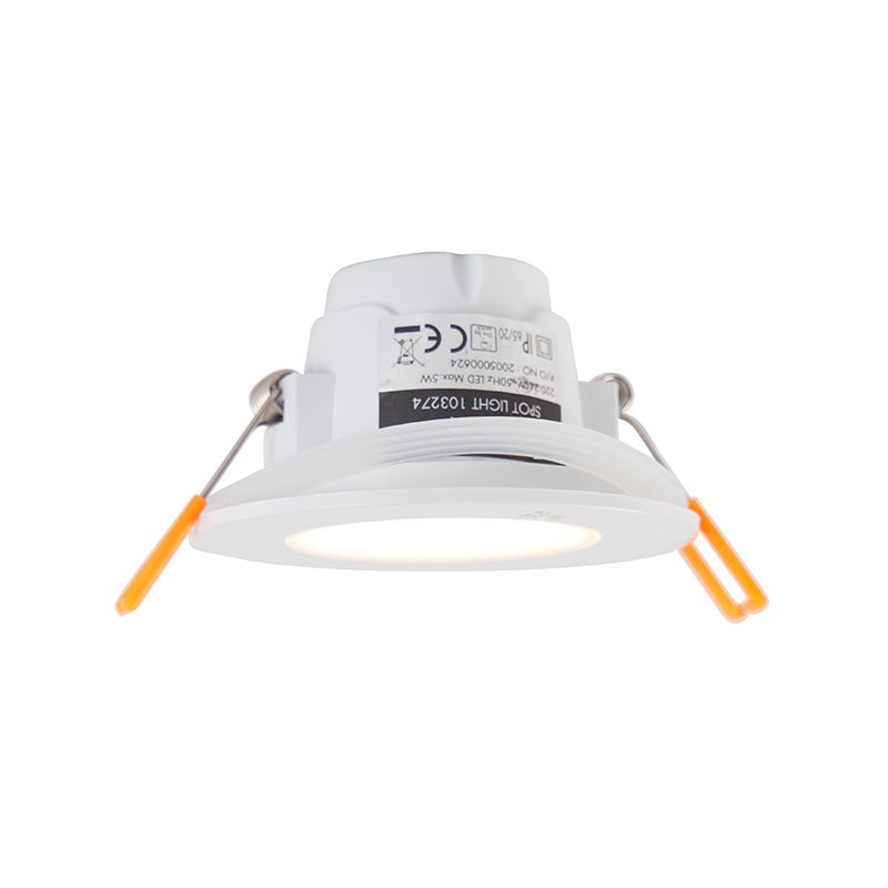 Set van 6 inbouwspots wit incl. LED 3-staps dimbaar IP65 - Blanca