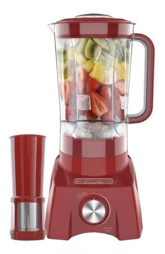 Liquidificador Philco PLQ950 2.7 L vermelho com jarra de acr&iacute;lico 220V