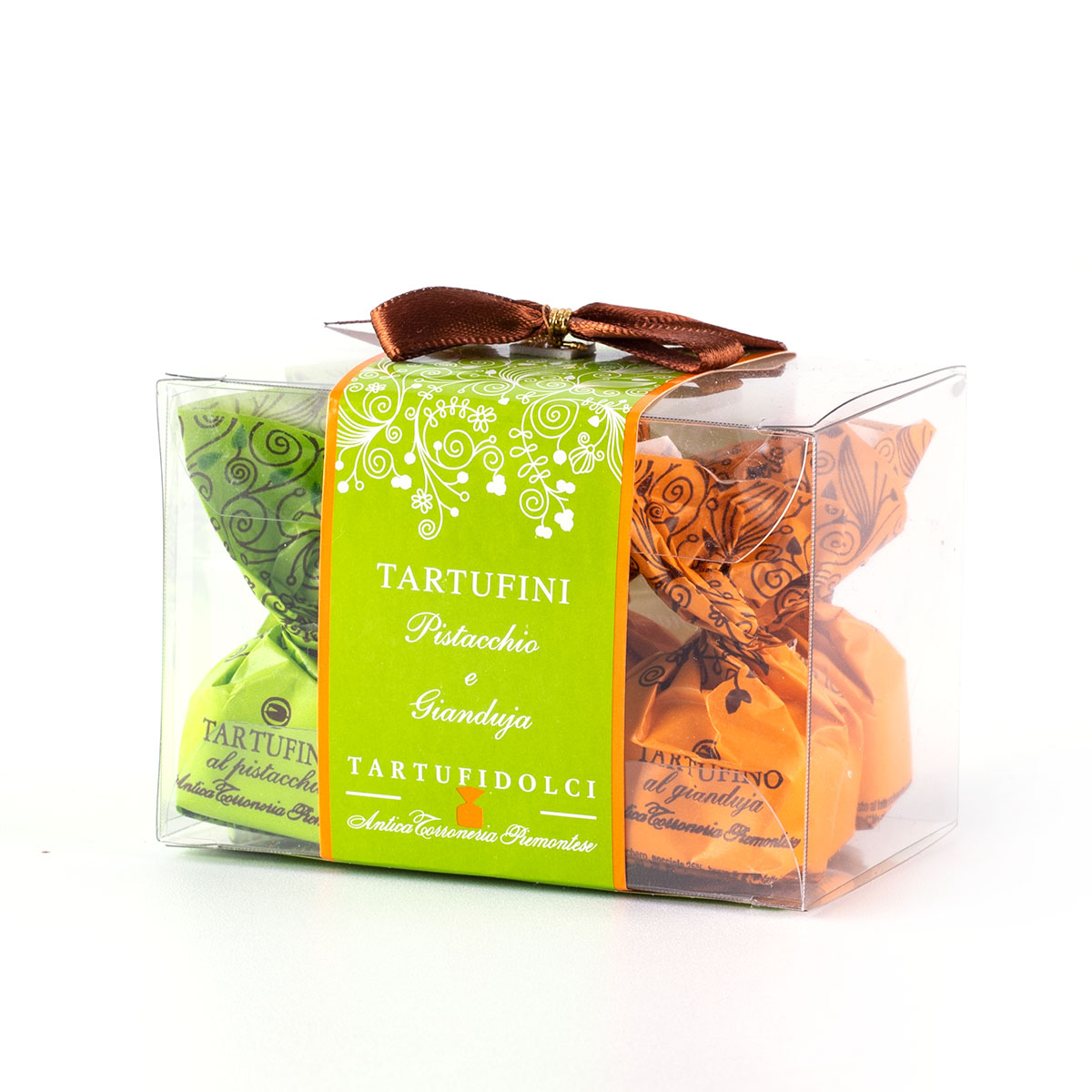 Tartufini Gianduja e Pistacchio, 63 g