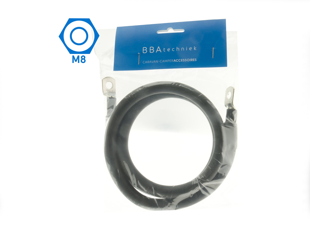 BBA 50 mm² accu kabel flexibel - black & 1 meter