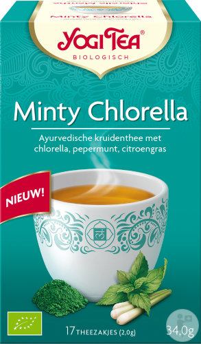Yogi Tea Thé Chlorella Menthe Bio 17 Sachets Nouveau