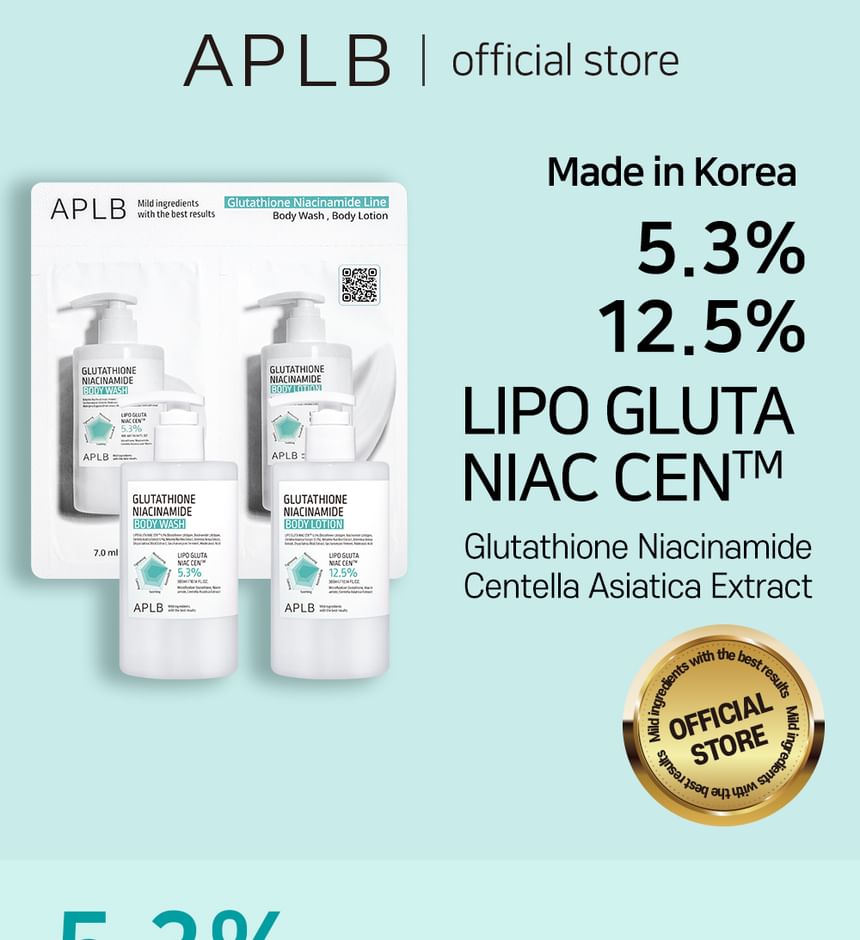 APLB - Glutathion Niacinamide Body 2 Types Zakjesset