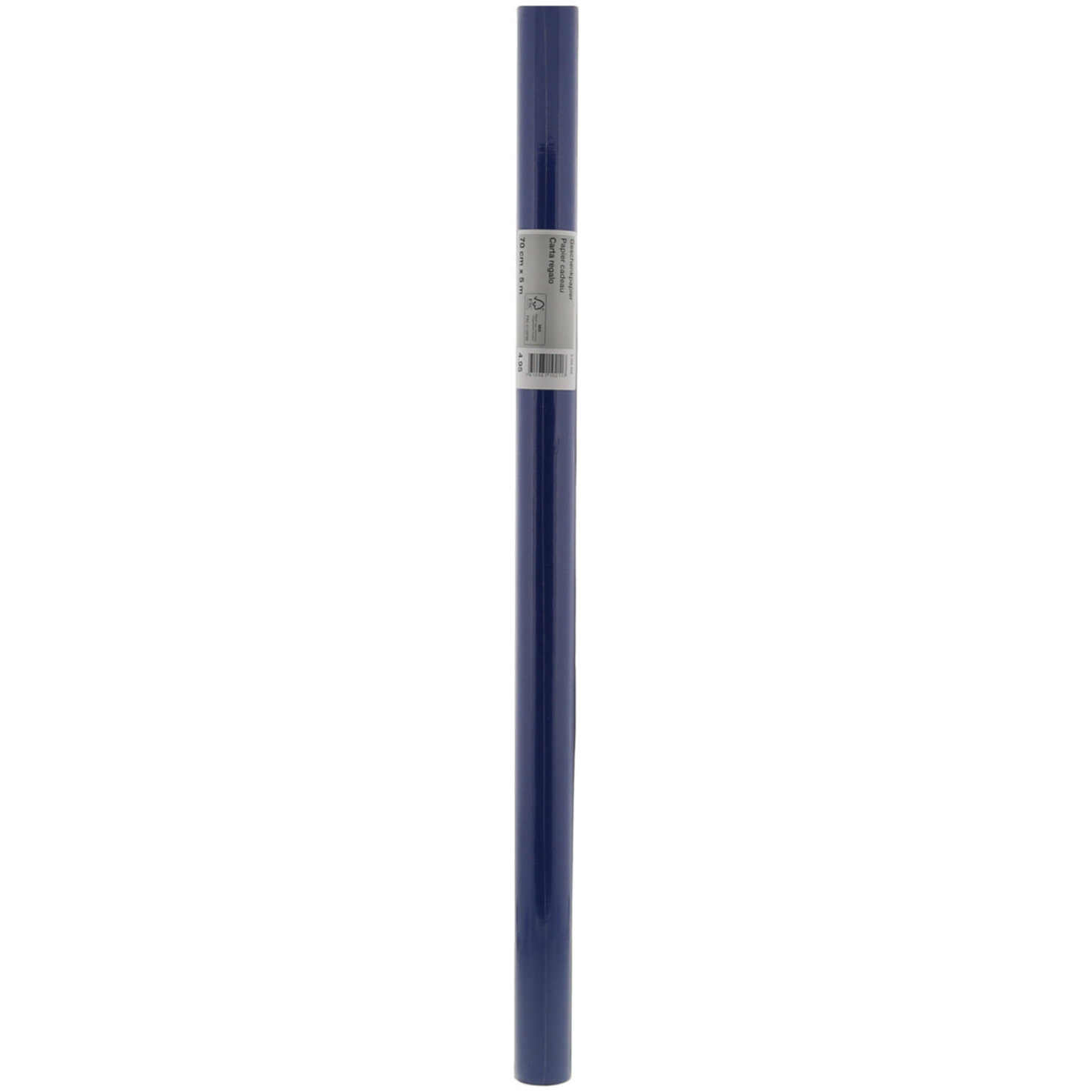 Geschenkpapier 70cmx5m Kraft blau