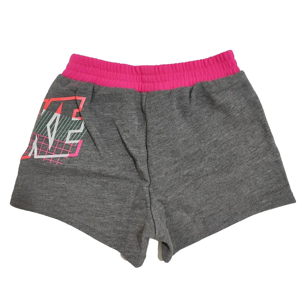 Nike Short Gris/Rose Fille Nike Printed
