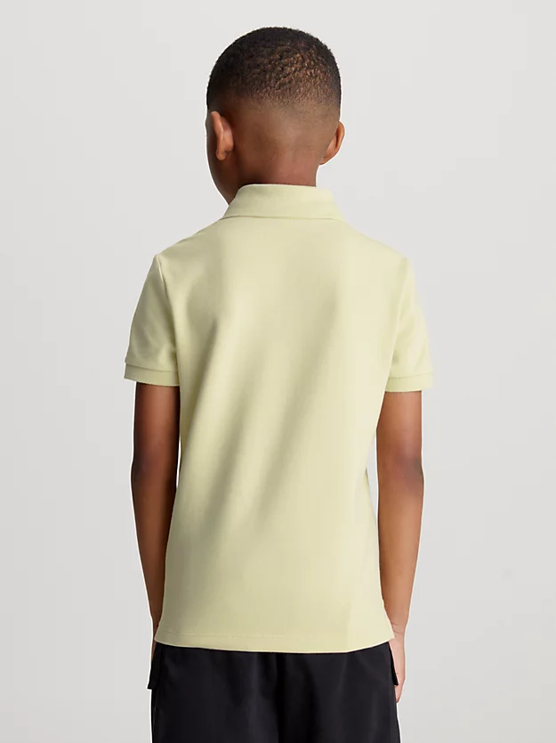 Camisa polo com logotipo em mesh