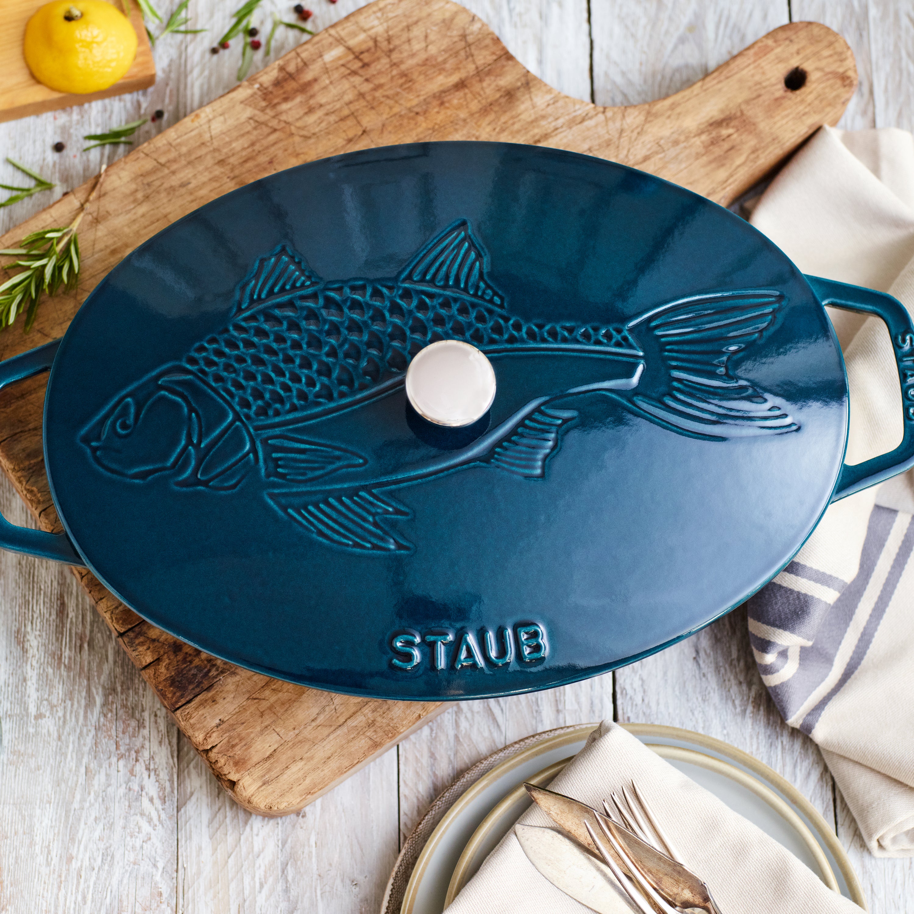Staub Vispan Ã 33 cm - La Mer
