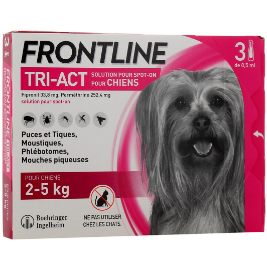 Frontline Tri-Act Pipettes pour chien