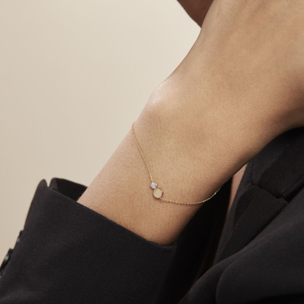 Bracelet Or Jaune Abihu Diamants