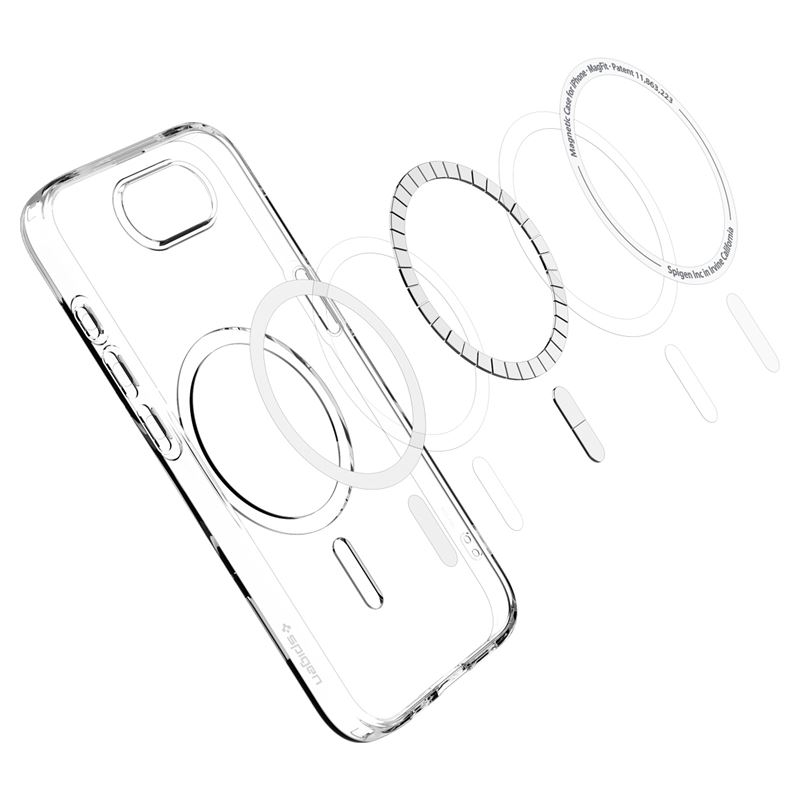 iPhone 16e MagSafe Liquid Crystal Case Gummi Hülle (ACS09150) - Crystal Clear (Transparent)