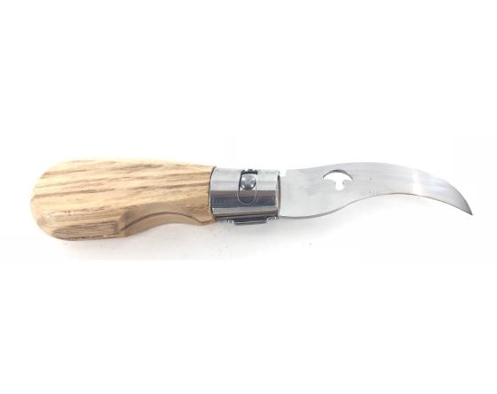 Couteau Champignon Pliant Chêne Couteaux de Poche par Roger Orfèvre
